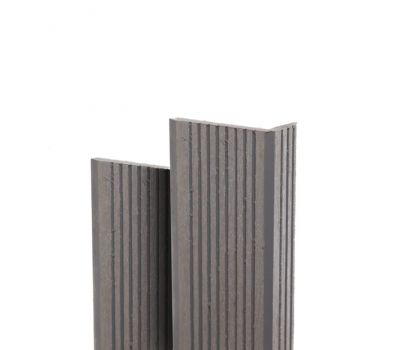 Угол торцевой Tehno Серый от производителя  Ecodecking по цене 280 р Угол торцевой Tehno Серый от производителя  Ecodecking по цене 280 р