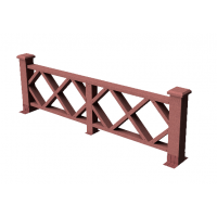 Декоративные ограждения ДПК " Миллениум", Мербау, шлифованное Декоративные ограждения ДПК " Миллениум", Мербау, шлифованное