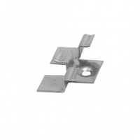 Клипса соединительная, нерж. сталь, для монтажа заборных заполнений ДПК, шов 1мм, скрытый крепеж, неокрашенная Клипса соединительная, нерж. сталь, для монтажа заборных заполнений ДПК, шов 1мм, скрытый крепеж, неокрашенная