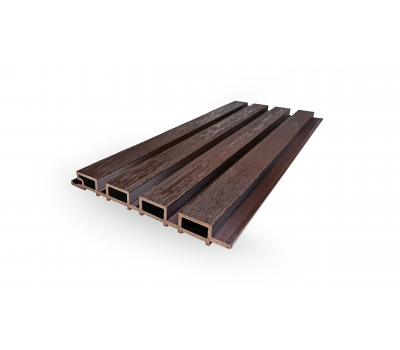 Фасадная реечная панель ДПК Holzhof Эко / Eco 219x24x3000 Венге от производителя Holzhof по цене 575 р Фасадная реечная панель ДПК Holzhof Эко / Eco 219x24x3000 Венге от производителя Holzhof по цене 575 р