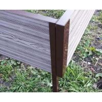 Уголок металлический 90°, для доски 300х30 из ДПК  Уголок металлический 90°, для доски 300х30 из ДПК