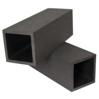 Столб из ДПК без фактуры Чёрный Столб из ДПК без фактуры Чёрный