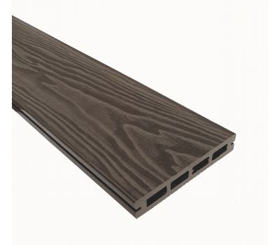 Террасная доска Смарт 3D Пустотелая с пазом Тик Киото от производителя  Terrapol по цене 673 р