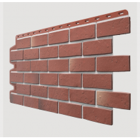 Фасадные панели (цокольный сайдинг) , Berg (кирпич), Рубиновый Фасадные панели (цокольный сайдинг) , Berg (кирпич), Рубиновый