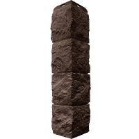 Угол наружный  Туф ЭКО Коричневый Угол наружный  Туф ЭКО Коричневый