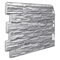 Фасадные панели Скол -  Светло- серый Фасадные панели Скол -  Светло- серый