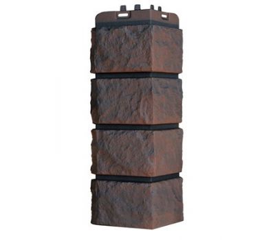 Угол наружный Колотый Камень Элит Трюфель (чёрный шов) от производителя  Grand Line по цене 625 р