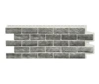 Фасадные панели Cостаренный кирпич Элит Гранит белый ШОВ