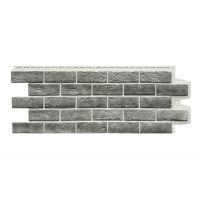 Фасадные панели Cостаренный кирпич Элит Гранит белый ШОВ