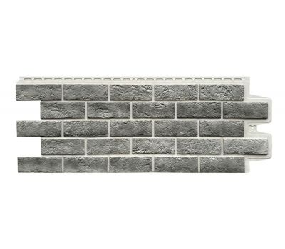 Фасадные панели Cостаренный кирпич Элит Гранит белый ШОВ от производителя  Grand Line по цене 720 р