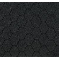 Гибкая черепица Шестигранник Серый Гибкая черепица Шестигранник Серый