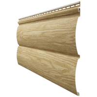 Виниловый сайдинг - серия LUX Блок-Хаус D4,7T,( под бревно) Зрелый каштан