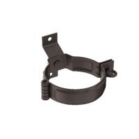 Декоративный хомут трубы под дерево с комплектом крепления RR 32 Тёмно-коричневый matt 125/90