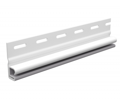 Стартовый профиль для сайдинга под камень, белый от производителя  Docke по цене 450 р Стартовый профиль для сайдинга под камень, белый от производителя  Docke по цене 450 р