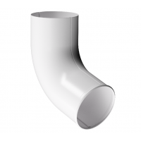 Отвод трубы D90, ПЛОМБИР (RAL 9010) Отвод трубы D90, ПЛОМБИР (RAL 9010)